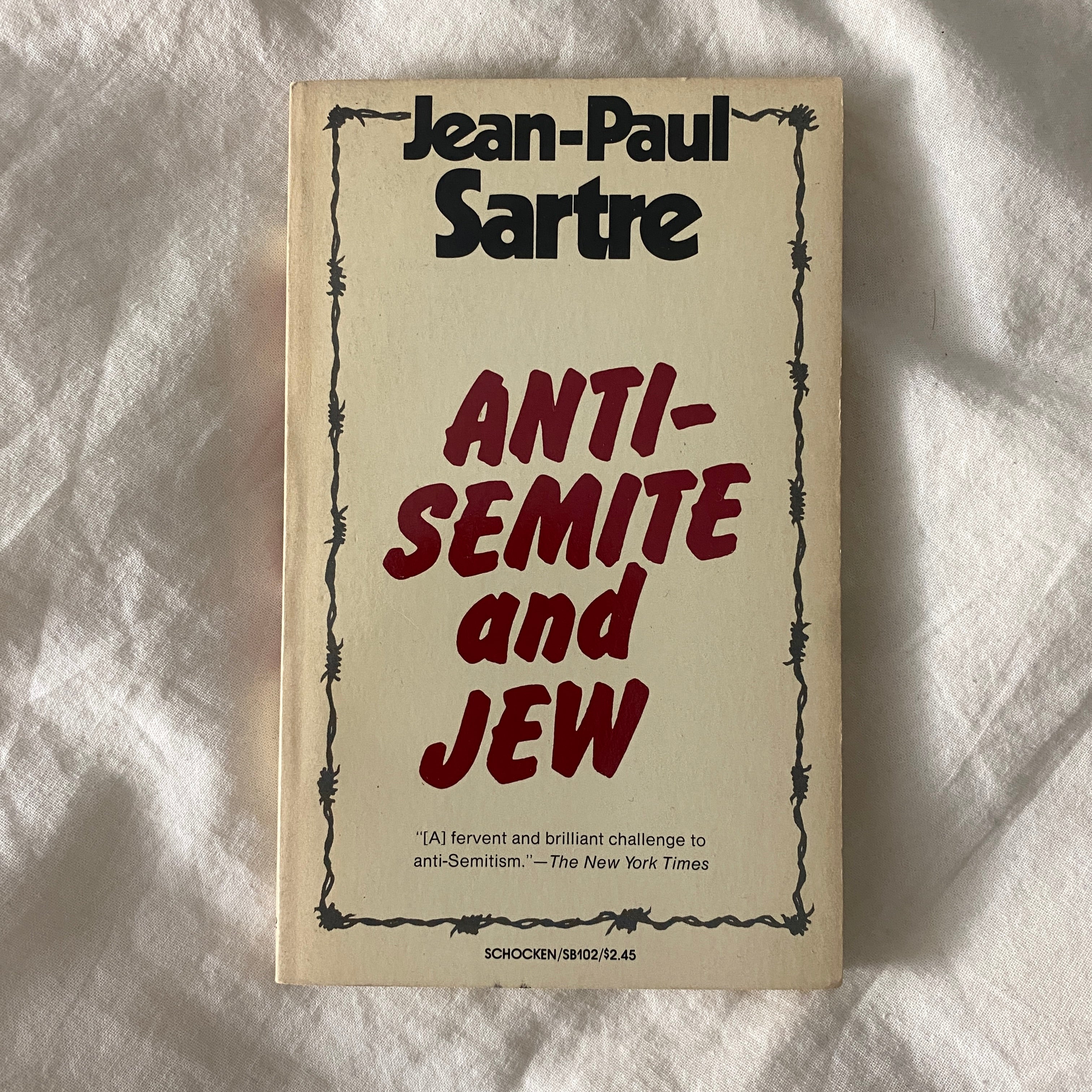 Anti-Semite and Jew by Jean-Paul Sartre