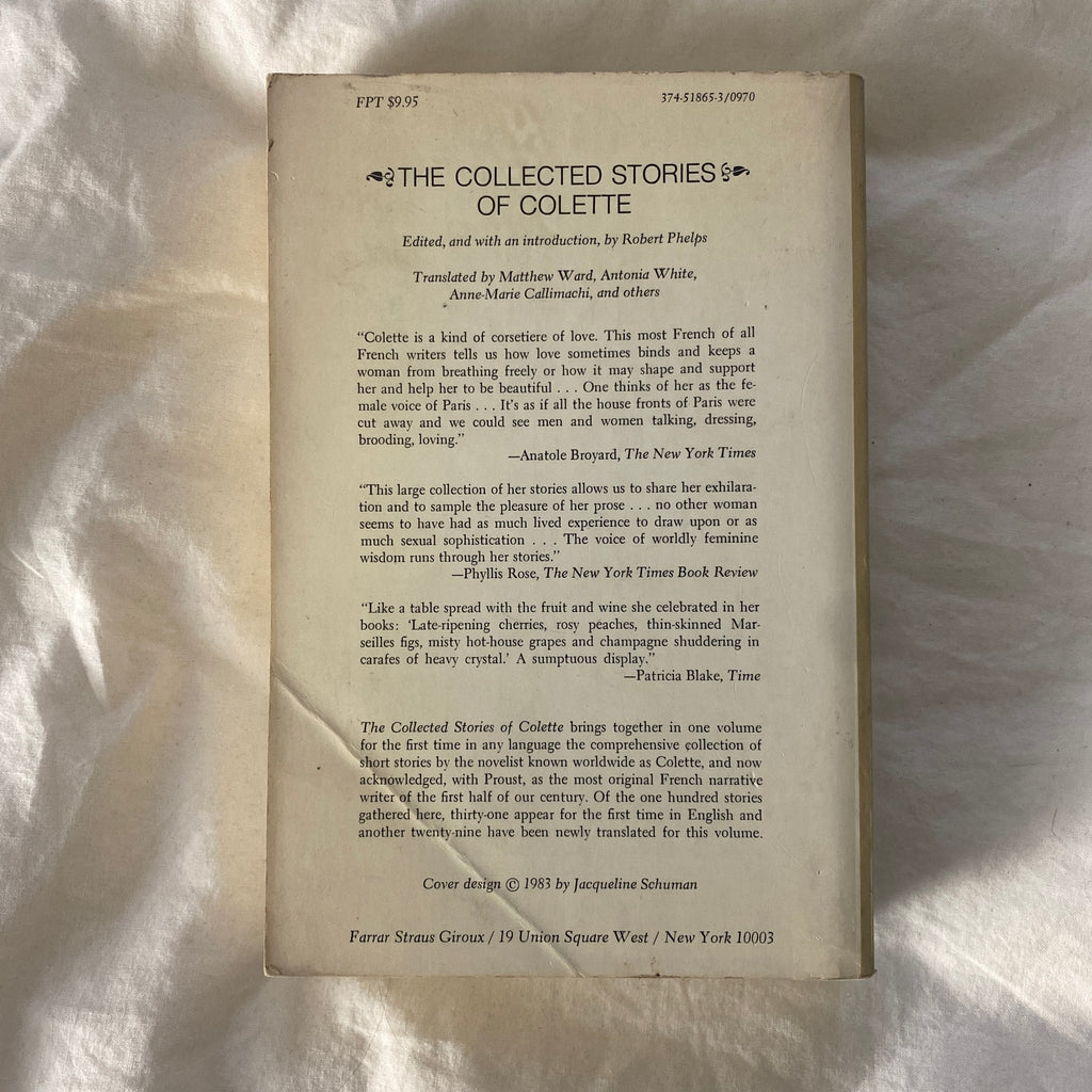 The Collected Stories of Colette edited by Robert Phelps