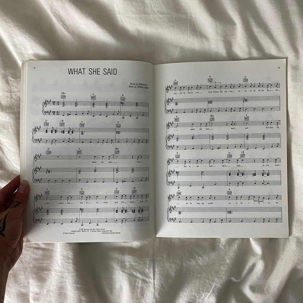 “Meat Is Murder” Songbook by the Smiths